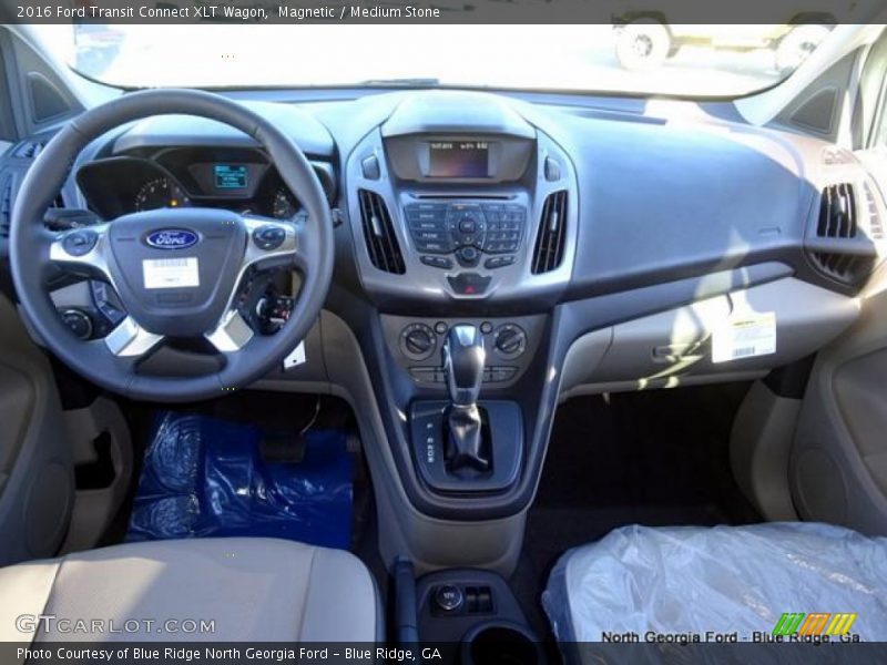 Magnetic / Medium Stone 2016 Ford Transit Connect XLT Wagon