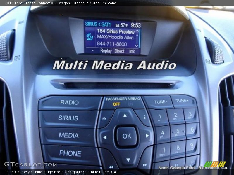 Magnetic / Medium Stone 2016 Ford Transit Connect XLT Wagon