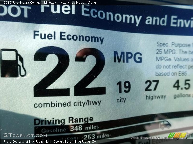 Magnetic / Medium Stone 2016 Ford Transit Connect XLT Wagon