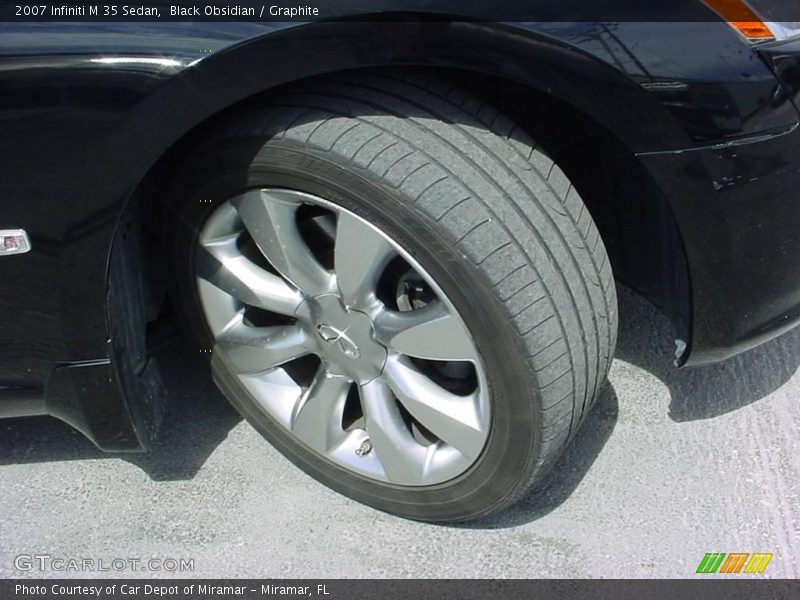 Black Obsidian / Graphite 2007 Infiniti M 35 Sedan