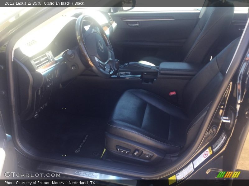 Obsidian Black / Black 2013 Lexus ES 350