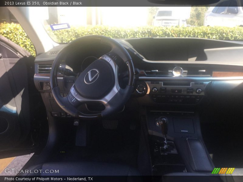 Obsidian Black / Black 2013 Lexus ES 350