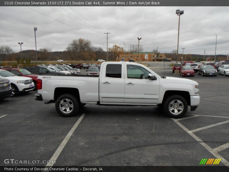 Summit White / Dark Ash/Jet Black 2016 Chevrolet Silverado 1500 LTZ Z71 Double Cab 4x4