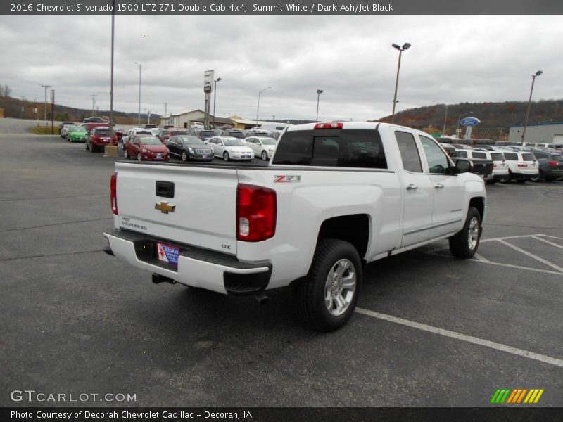 Summit White / Dark Ash/Jet Black 2016 Chevrolet Silverado 1500 LTZ Z71 Double Cab 4x4