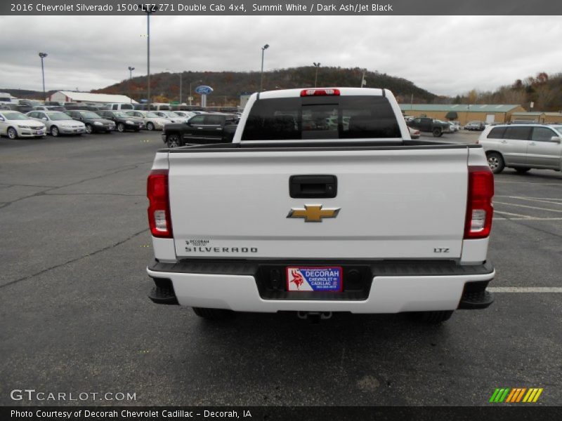 Summit White / Dark Ash/Jet Black 2016 Chevrolet Silverado 1500 LTZ Z71 Double Cab 4x4