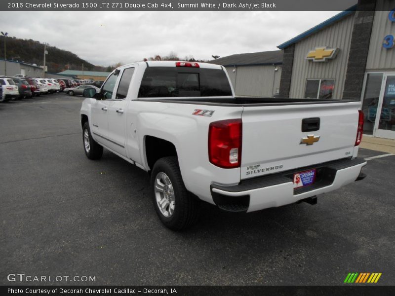 Summit White / Dark Ash/Jet Black 2016 Chevrolet Silverado 1500 LTZ Z71 Double Cab 4x4