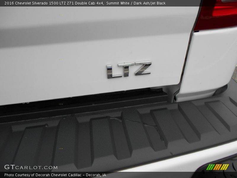 Summit White / Dark Ash/Jet Black 2016 Chevrolet Silverado 1500 LTZ Z71 Double Cab 4x4
