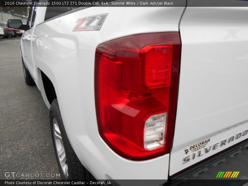 Summit White / Dark Ash/Jet Black 2016 Chevrolet Silverado 1500 LTZ Z71 Double Cab 4x4