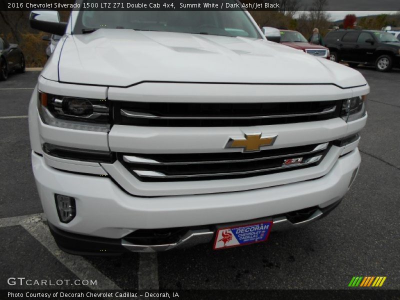 Summit White / Dark Ash/Jet Black 2016 Chevrolet Silverado 1500 LTZ Z71 Double Cab 4x4
