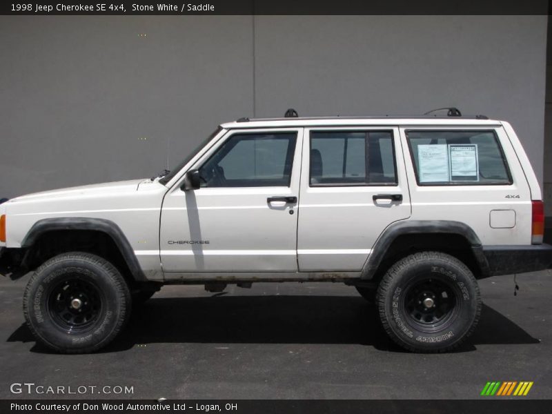 Stone White / Saddle 1998 Jeep Cherokee SE 4x4