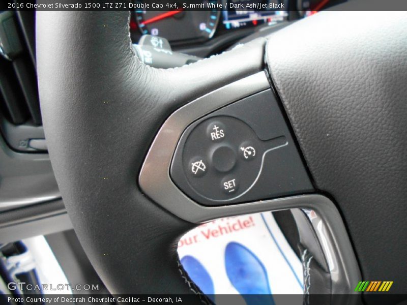 Summit White / Dark Ash/Jet Black 2016 Chevrolet Silverado 1500 LTZ Z71 Double Cab 4x4