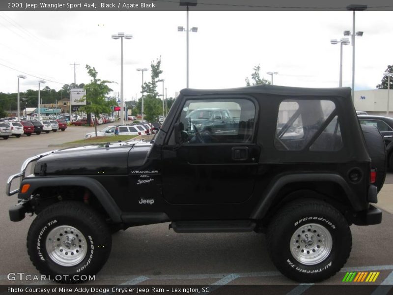 Black / Agate Black 2001 Jeep Wrangler Sport 4x4