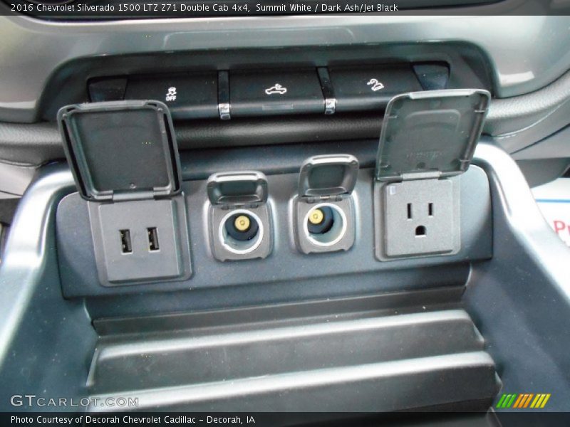 Summit White / Dark Ash/Jet Black 2016 Chevrolet Silverado 1500 LTZ Z71 Double Cab 4x4