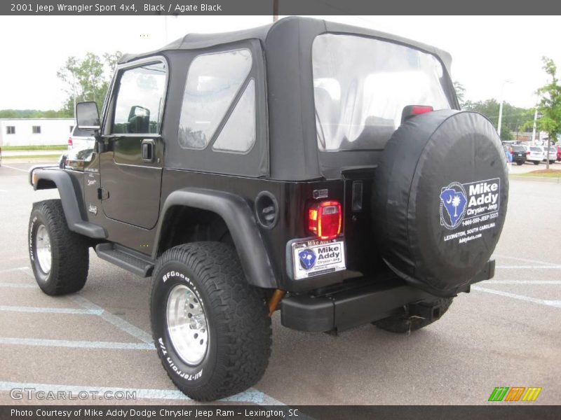 Black / Agate Black 2001 Jeep Wrangler Sport 4x4