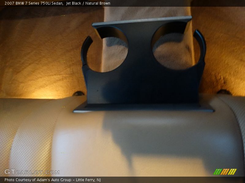 Jet Black / Natural Brown 2007 BMW 7 Series 750Li Sedan