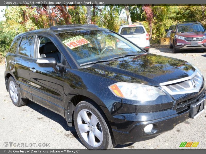 Crystal Black Pearl / Ebony 2009 Acura RDX SH-AWD Technology