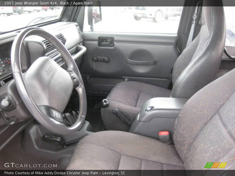 Black / Agate Black 2001 Jeep Wrangler Sport 4x4