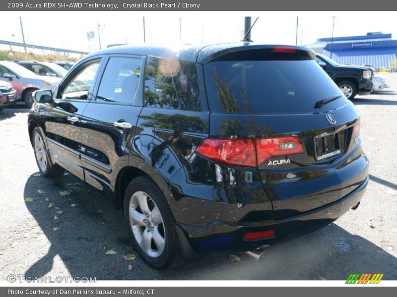 Crystal Black Pearl / Ebony 2009 Acura RDX SH-AWD Technology