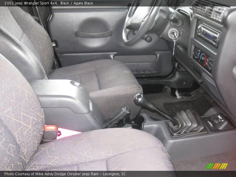 Black / Agate Black 2001 Jeep Wrangler Sport 4x4