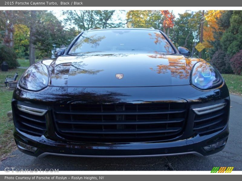 Black / Black 2015 Porsche Cayenne Turbo