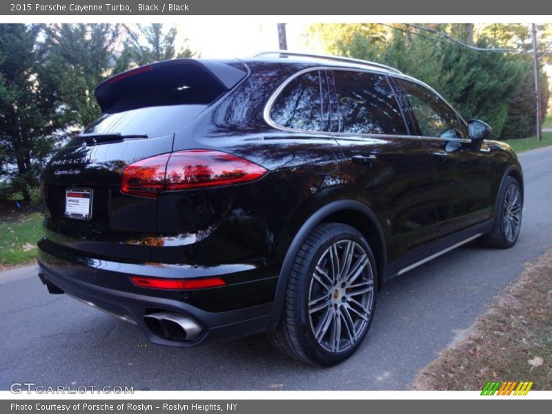 Black / Black 2015 Porsche Cayenne Turbo
