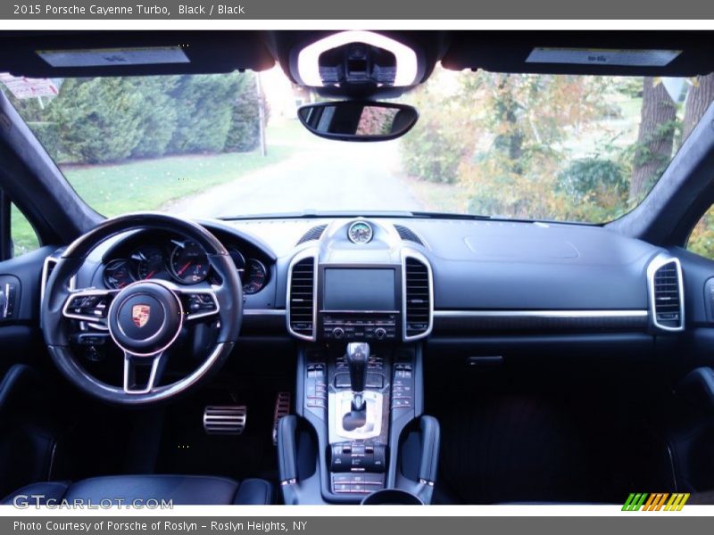 Black / Black 2015 Porsche Cayenne Turbo