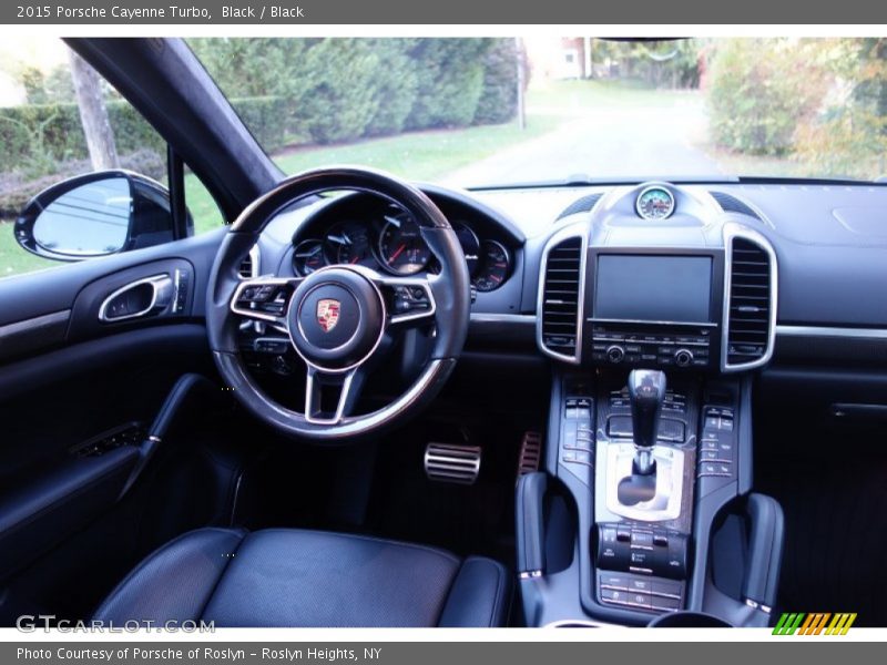 Black / Black 2015 Porsche Cayenne Turbo