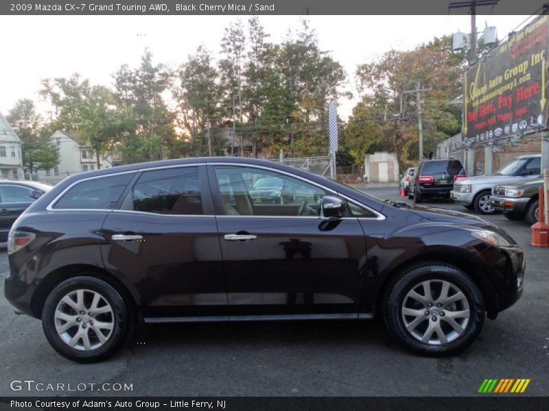 Black Cherry Mica / Sand 2009 Mazda CX-7 Grand Touring AWD