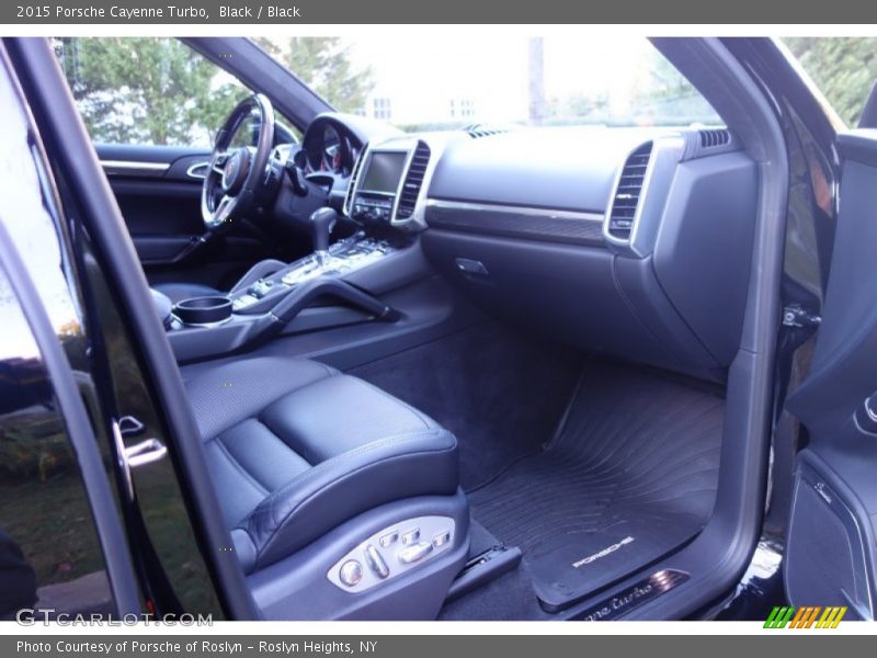 Black / Black 2015 Porsche Cayenne Turbo