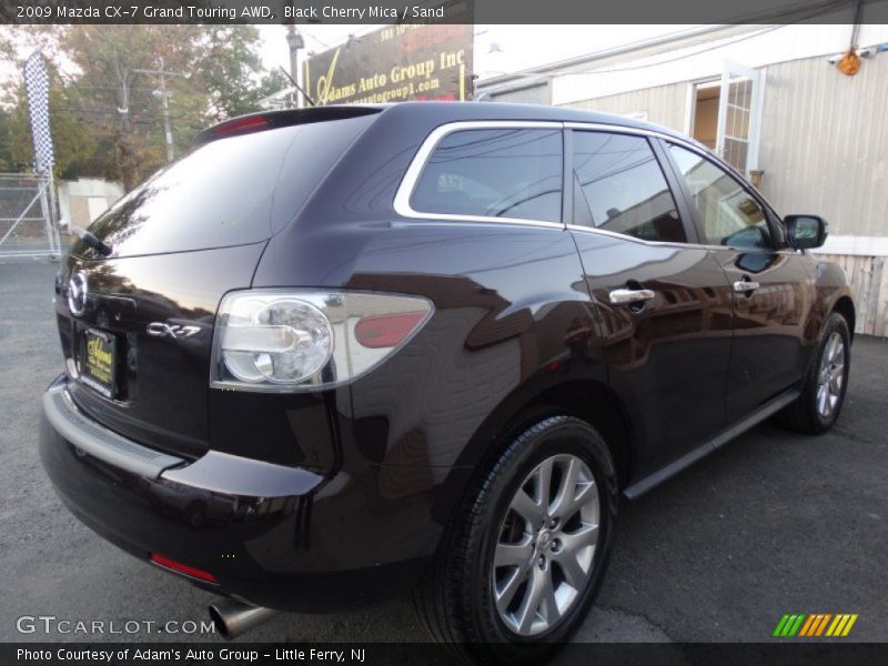 Black Cherry Mica / Sand 2009 Mazda CX-7 Grand Touring AWD