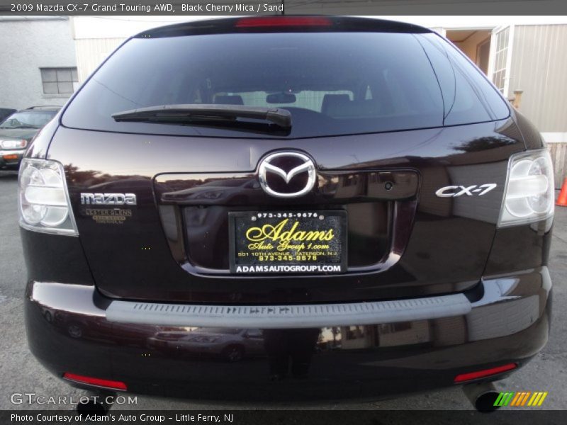 Black Cherry Mica / Sand 2009 Mazda CX-7 Grand Touring AWD