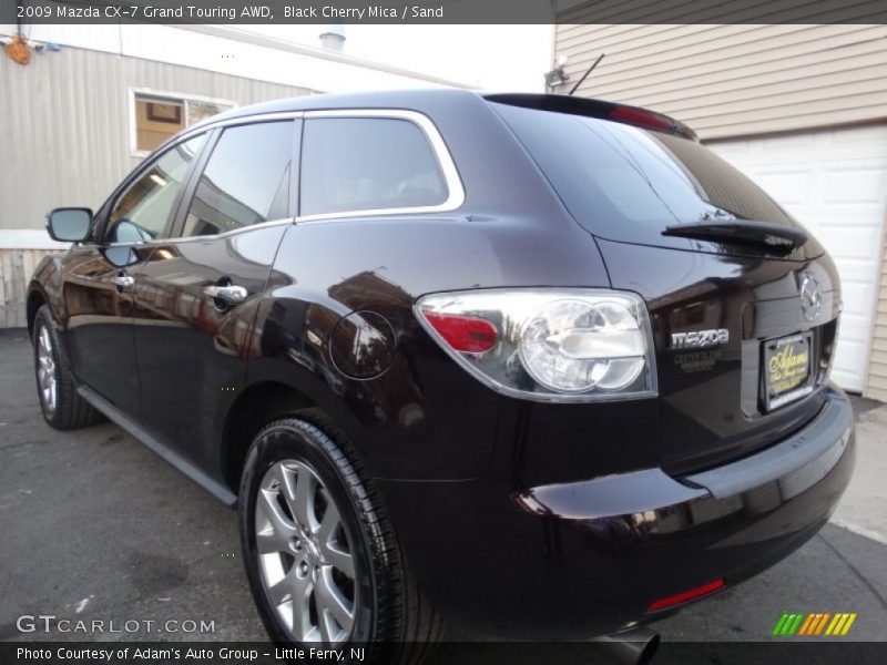 Black Cherry Mica / Sand 2009 Mazda CX-7 Grand Touring AWD