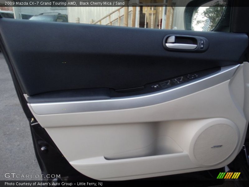 Black Cherry Mica / Sand 2009 Mazda CX-7 Grand Touring AWD