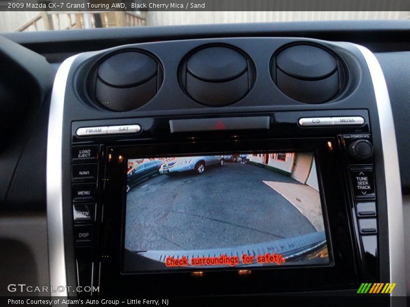 Black Cherry Mica / Sand 2009 Mazda CX-7 Grand Touring AWD