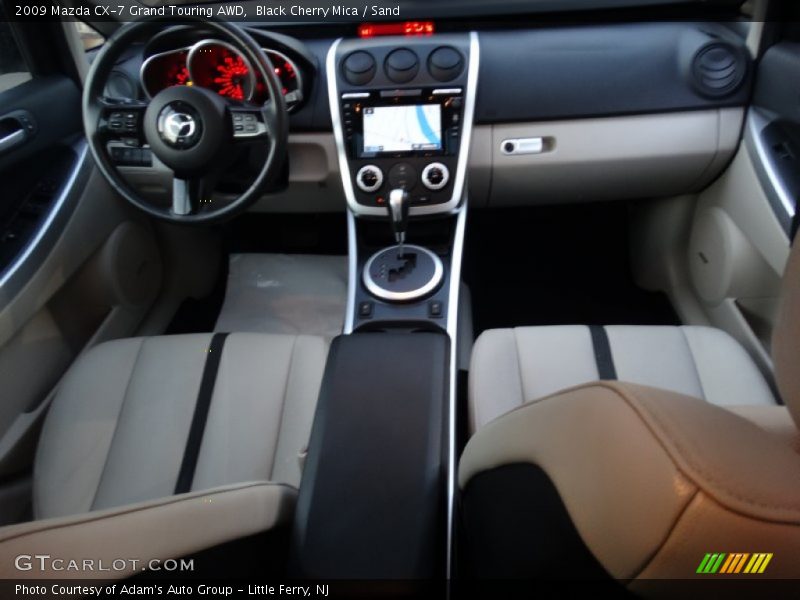 Black Cherry Mica / Sand 2009 Mazda CX-7 Grand Touring AWD