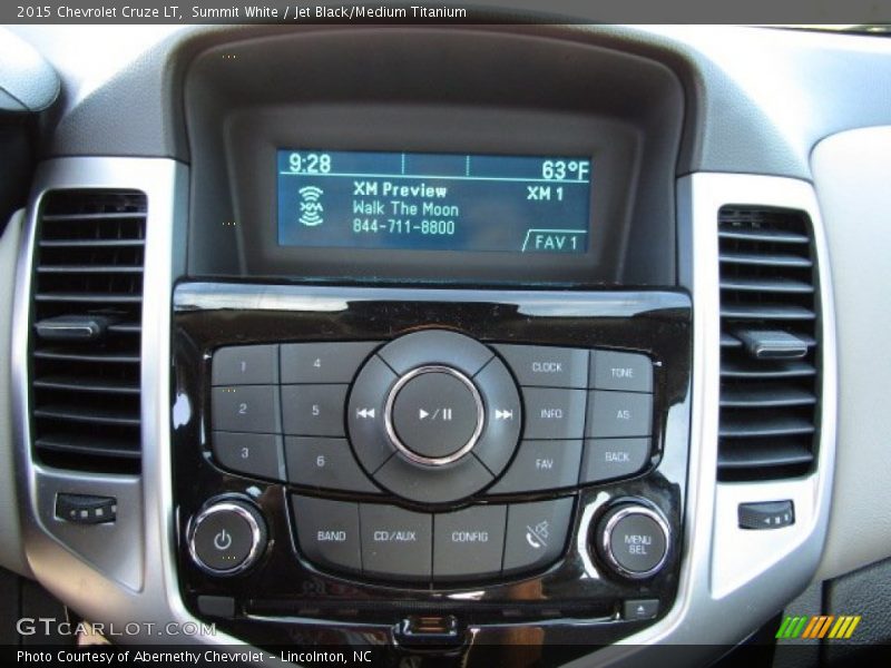 Summit White / Jet Black/Medium Titanium 2015 Chevrolet Cruze LT