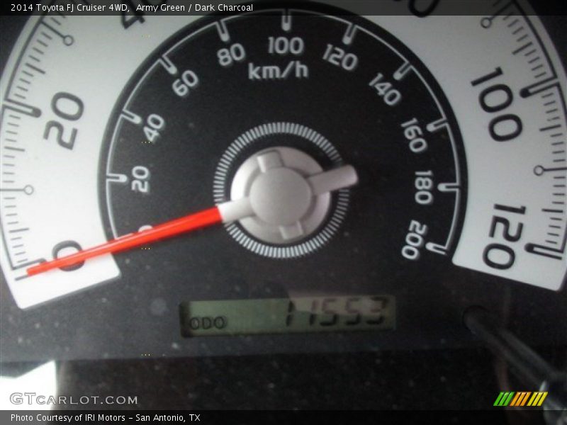 Army Green / Dark Charcoal 2014 Toyota FJ Cruiser 4WD