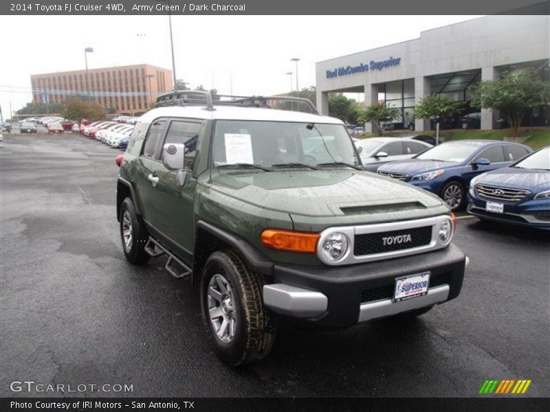 Army Green / Dark Charcoal 2014 Toyota FJ Cruiser 4WD