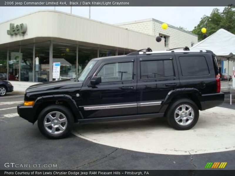 Black / Dark Khaki/Light Graystone 2006 Jeep Commander Limited 4x4