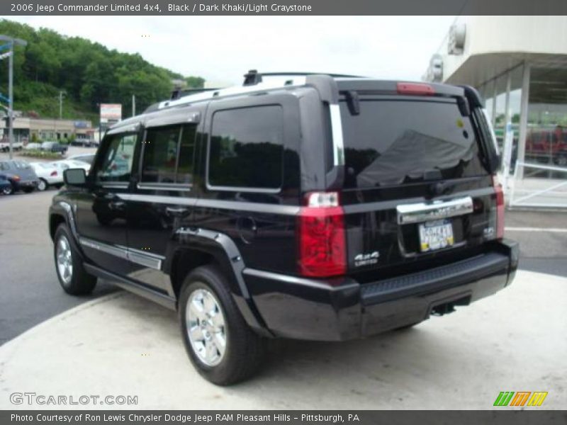 Black / Dark Khaki/Light Graystone 2006 Jeep Commander Limited 4x4
