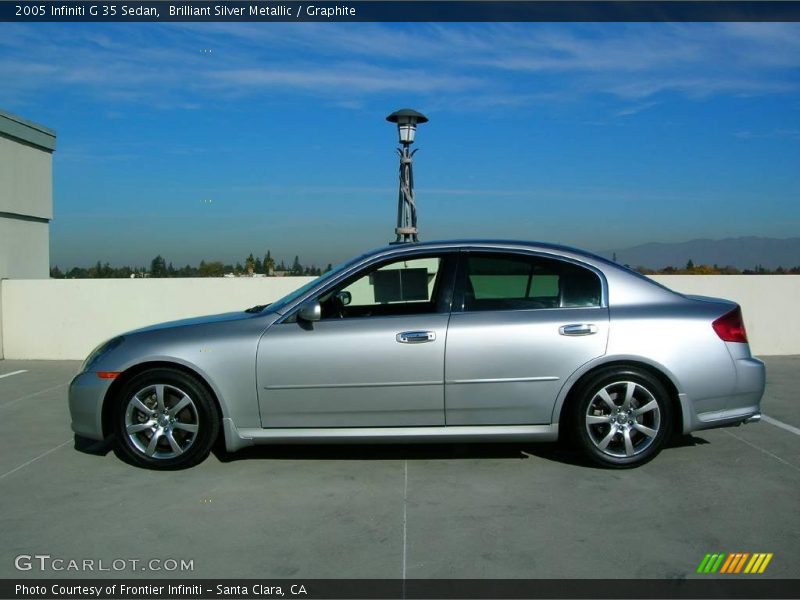 Brilliant Silver Metallic / Graphite 2005 Infiniti G 35 Sedan