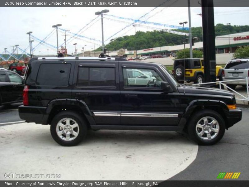 Black / Dark Khaki/Light Graystone 2006 Jeep Commander Limited 4x4