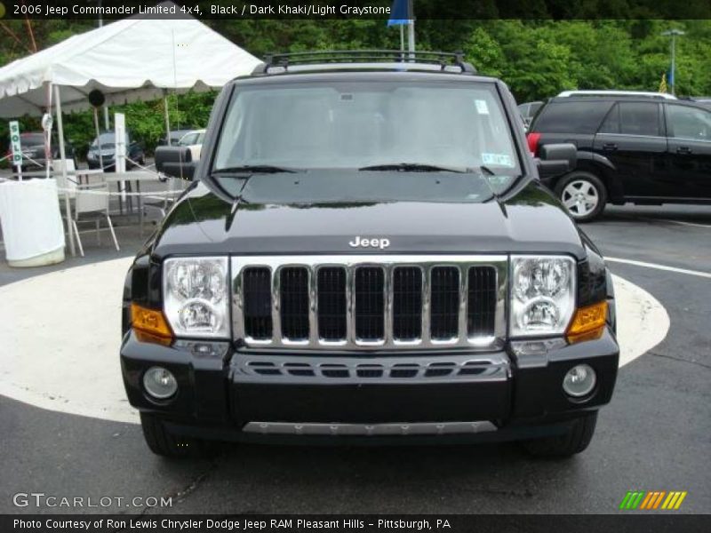 Black / Dark Khaki/Light Graystone 2006 Jeep Commander Limited 4x4