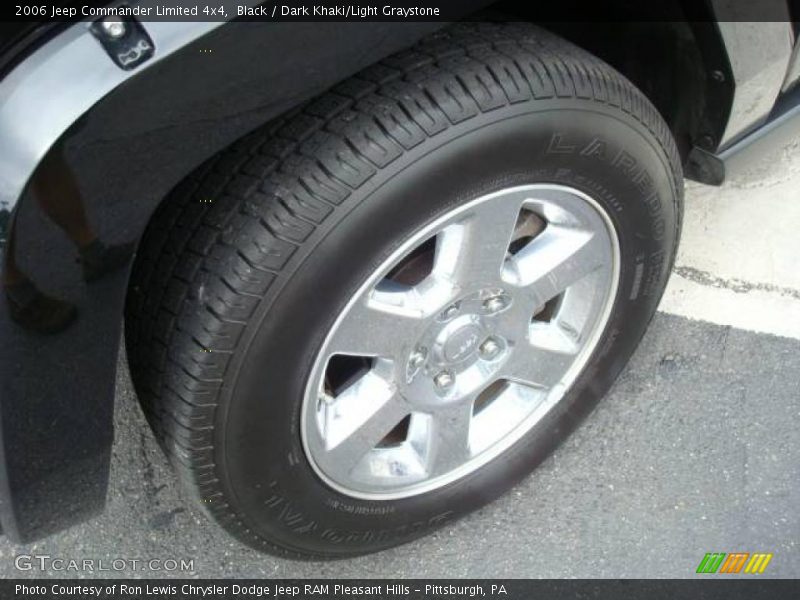 Black / Dark Khaki/Light Graystone 2006 Jeep Commander Limited 4x4