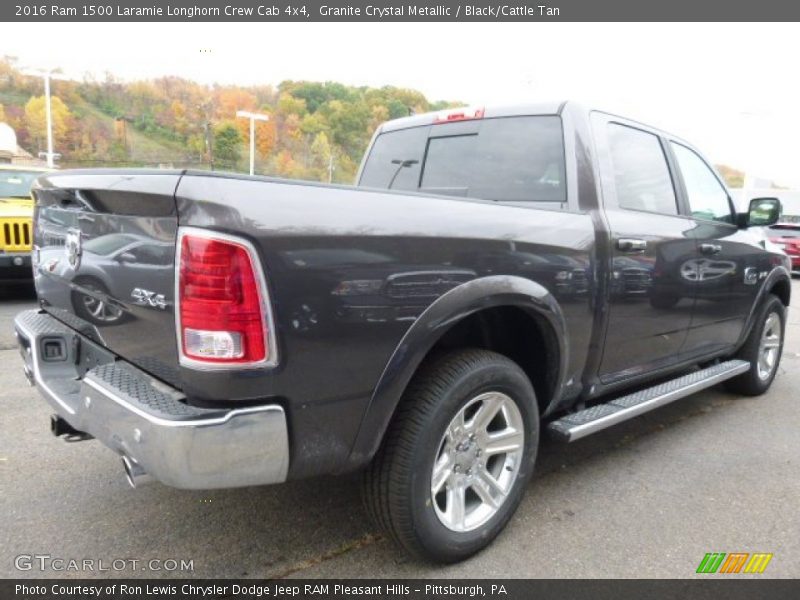 Granite Crystal Metallic / Black/Cattle Tan 2016 Ram 1500 Laramie Longhorn Crew Cab 4x4