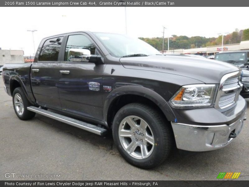 Front 3/4 View of 2016 1500 Laramie Longhorn Crew Cab 4x4