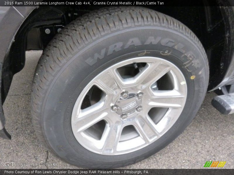 Granite Crystal Metallic / Black/Cattle Tan 2016 Ram 1500 Laramie Longhorn Crew Cab 4x4
