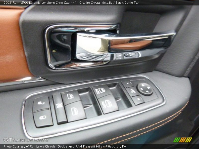 Granite Crystal Metallic / Black/Cattle Tan 2016 Ram 1500 Laramie Longhorn Crew Cab 4x4