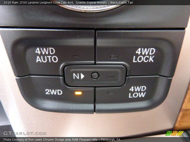 Controls of 2016 1500 Laramie Longhorn Crew Cab 4x4
