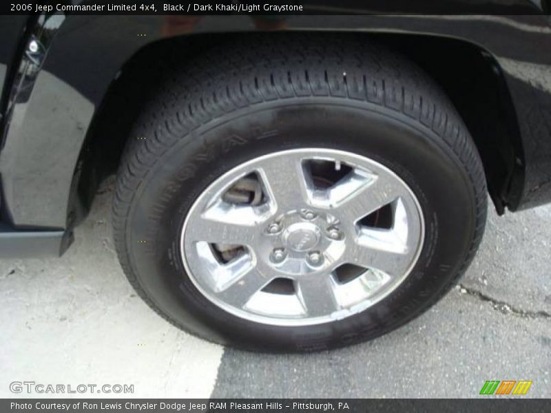 Black / Dark Khaki/Light Graystone 2006 Jeep Commander Limited 4x4